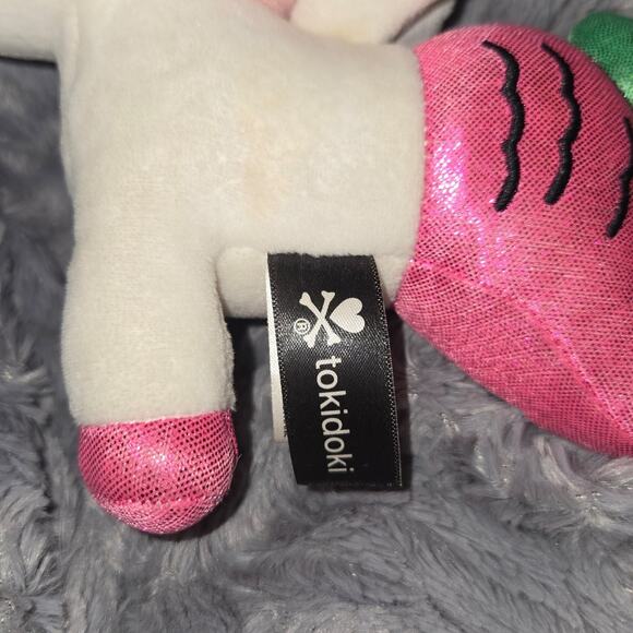 Tokidoki Mermicorno Pitaya 7.5 Plush Kawaii Mermaid Stuffed Unicorn Dragon Fruit - Picture 4 of 10